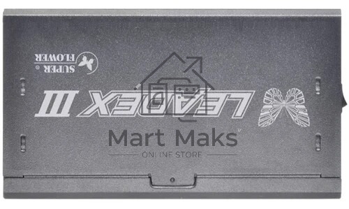 Блок питания Super Flower Power Supply Leadex III Gold, 1000 Ватт, 1000W, ATX 3.1, 140мм, 8xSATA, 4xPCI-E(6+2), 1x12VHPWR(12+4), APFC, 80+ Gold, Full Modular