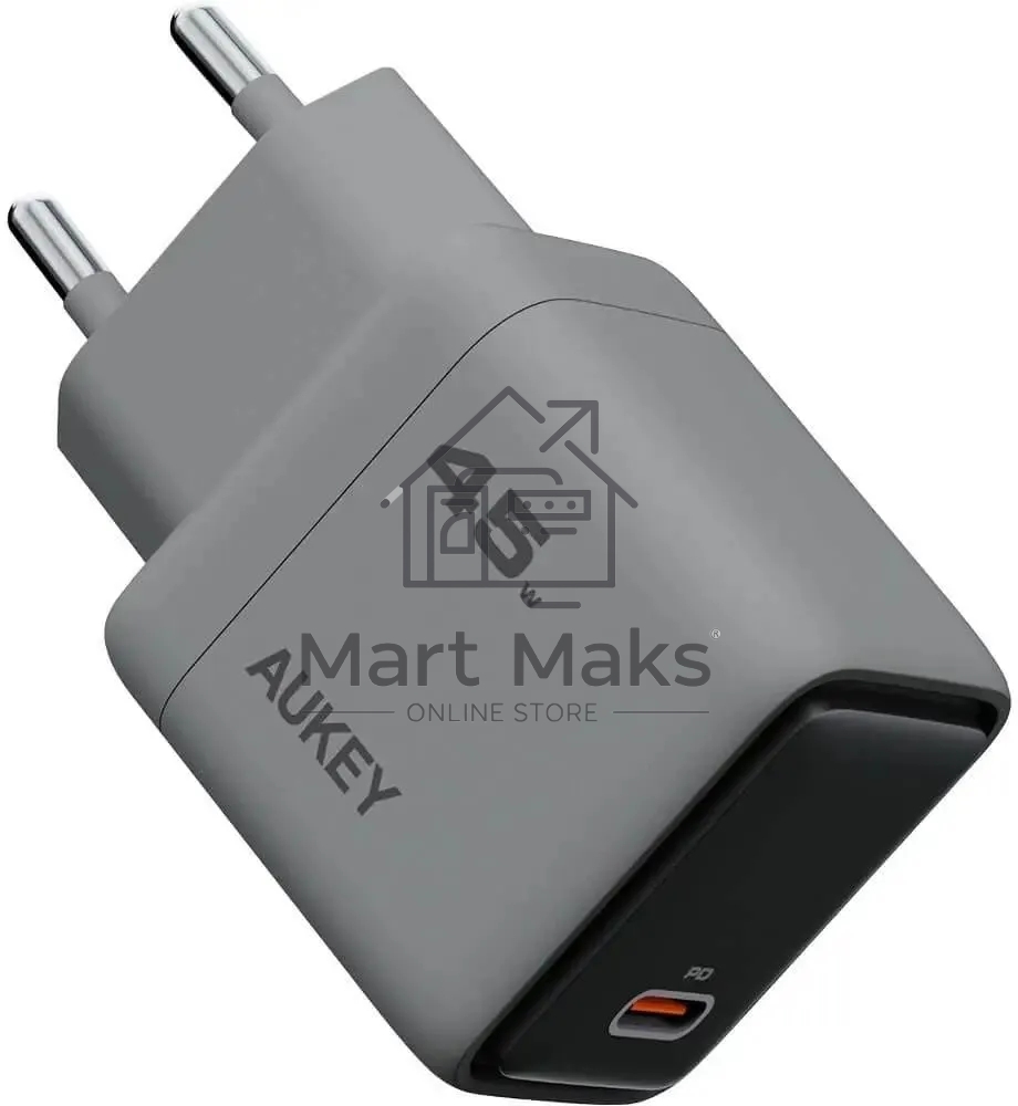 Сетевое зарядное устройство Aukey Comet 45W серый