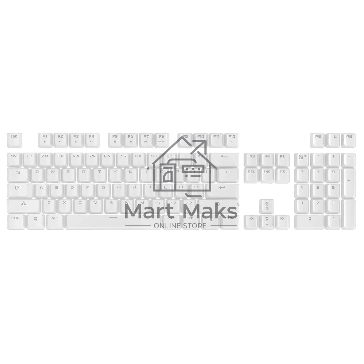 Клавиатура проводная A4Tech Bloody B800 Dual Color USB розовый/белый