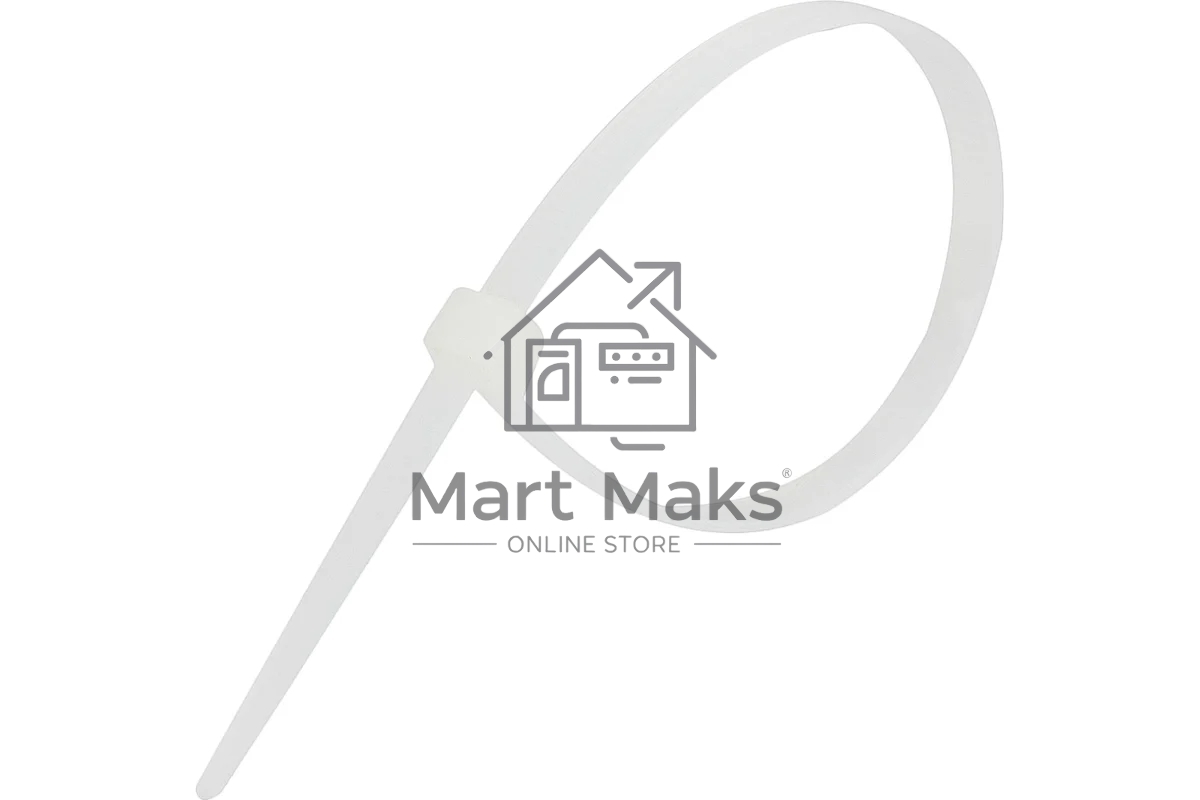 Стяжки Cablexpert NYT-400x7.6 пластиковые 400 мм х 7.6 мм, белые (100 шт.)