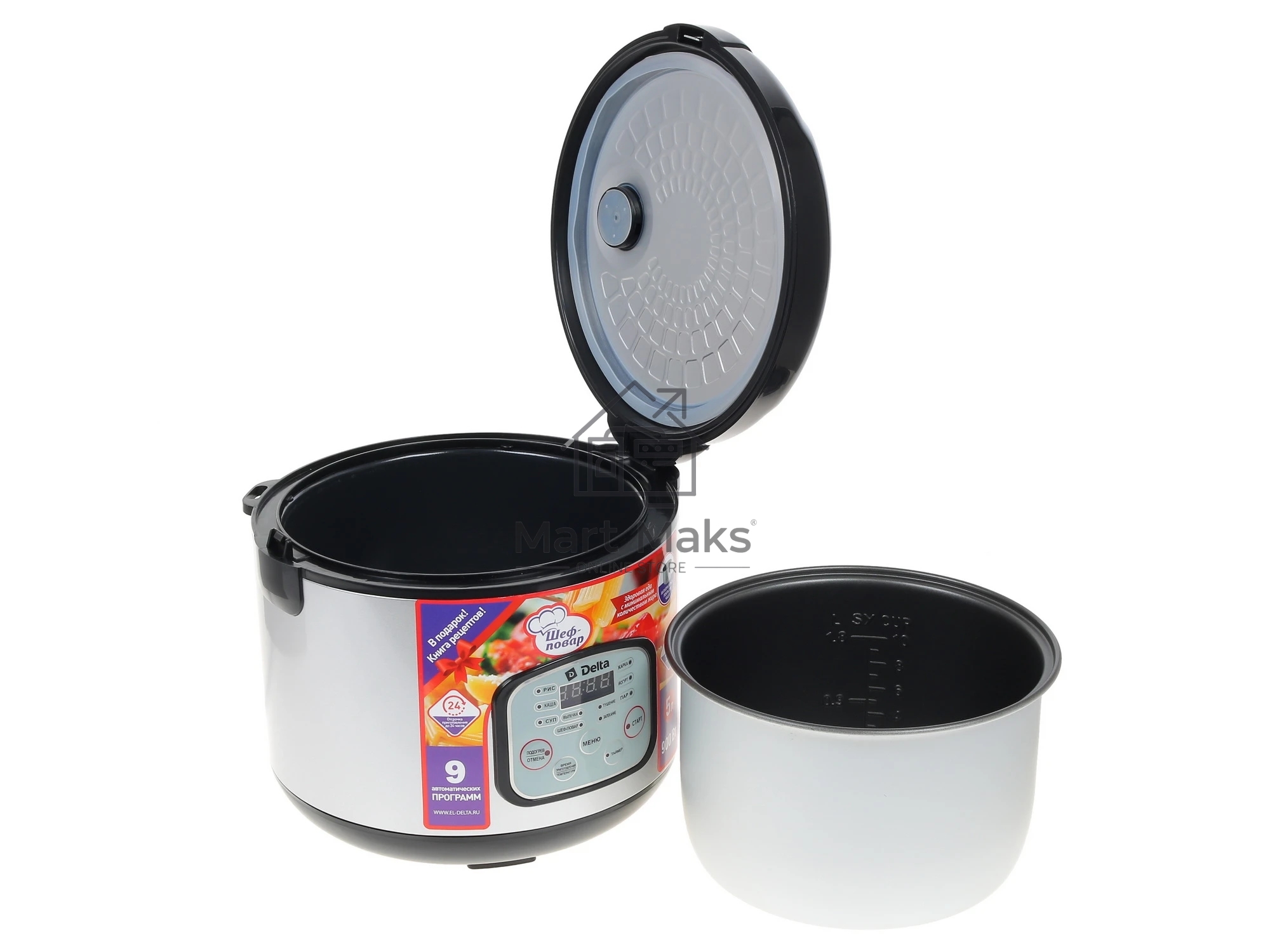Мультиварка Delta DL-6517 черный