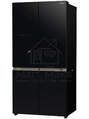 Холодильник Hitachi R-WB720PUC1 GCK черный трехкамерный 357/103л морозилка снизу, No Frost, Side by Side