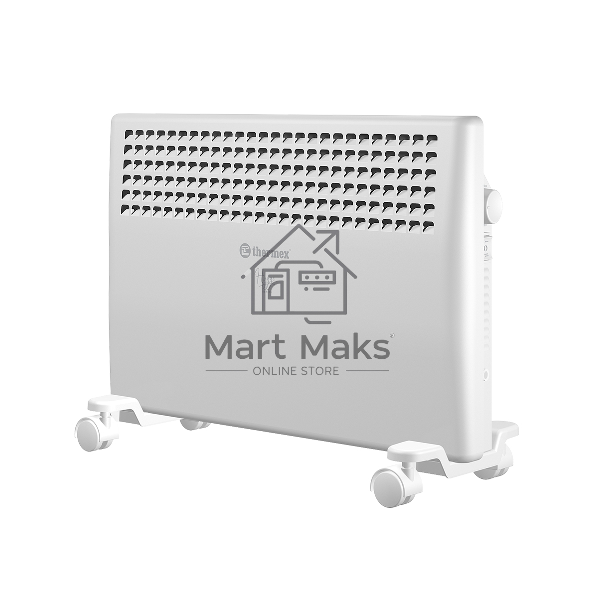 Обогреватель Thermex Hygge 1 белый, 1000 Вт, 15 м2, термостат