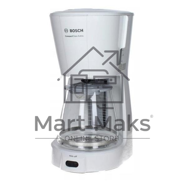 Кофеварка капельная Bosch TKA3M131 белый, исп. кофе - молотый, 1.4 л, 1200 Вт.