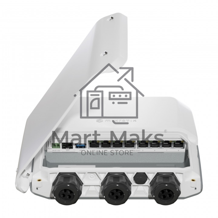 Маршрутизатор/ RB5009UPr+S+OUT Wired router 2.5 Gigabit Ethernet, Gigabit Ethernet White