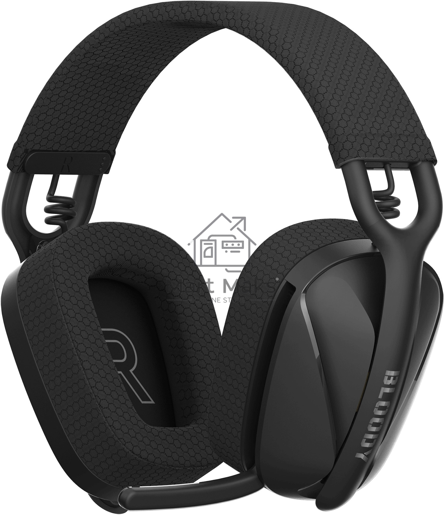 Наушники с микрофоном A4Tech Bloody GR280 Sports черный мониторные оголовье