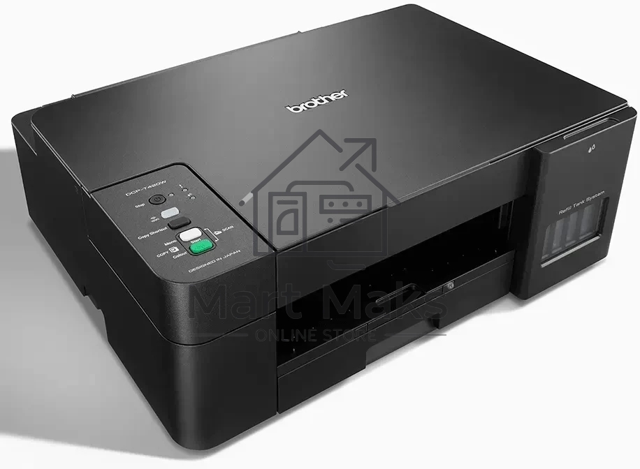 МФУ струйный Brother InkBenefit Plus DCP -T420W, A4, цветной, печ. 16/9 стр/мин (ч/б/цвет), скан. до 12 стр/мин, 6000x1200 dpi (печ.) 2400x1200 dpi (скан), USB, Wi-Fi