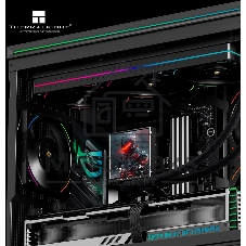 Система водяного охлаждения Thermalright Peerless Vision 360 UB Soc-AM5/AM4/1200/1700/1851 черный 4-pin 28.1dB Al Ret (P-VISION-UB-360-BL-ARGB)