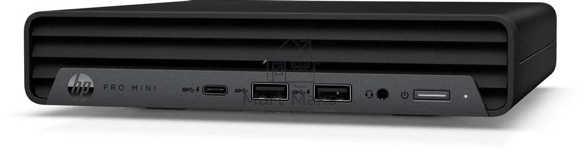 Неттоп HP ProDesk 400 G9 Mini i3 13100T (2.5) 8Gb SSD256Gb UHDG 730 Free DOS GbitEth WiFi BT 90W мышь клавиатура черный (935X8EA)