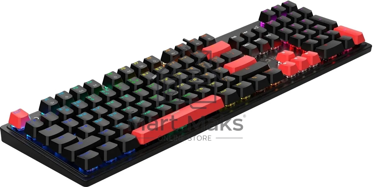 Клавиатура A4Tech Bloody S520N проводная, USB, черный