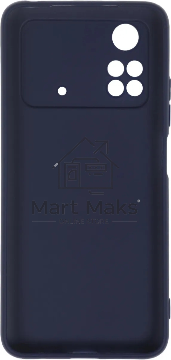 Чехол (клип-кейс) DF poCase-03 для Xiaomi Poco M4 Pro синий