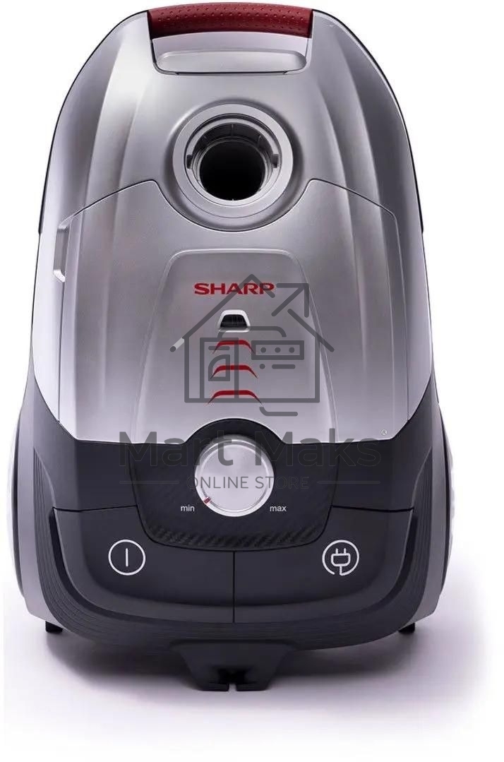 Пылесос Sharp ECJB19RS серебристый, 350/1900 Вт, уборка сухая, пылесборник мешок 2.3 л