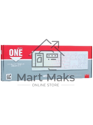 Клавиатура проводная с подсветкой Smartbuy ONE 305 USB белая SBK-305U-W