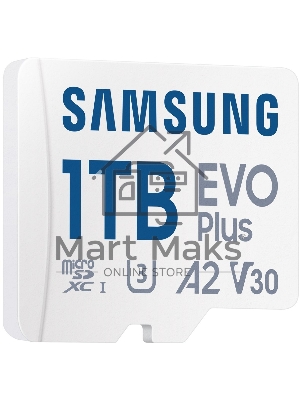 Флеш карта Samsung EVO Plus MicroSDXC MB-MC1T0SA/KR 1Tb A2 U3 V30 +SD Adapter