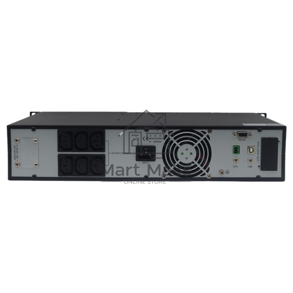 Источник бесперебойного питания (ИБП) Crusader ИБП Crusader Stabline RTIO-3000VA (3000Ва, 2700Вт, 8xIEC320, LCD, USB type-B, 1xRS232, SNMP-слот, чистая синусоида)