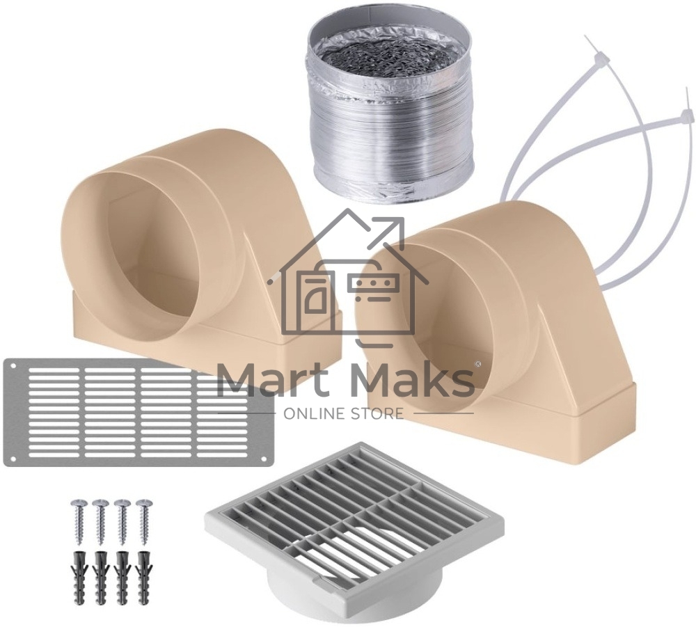 Комплект воздуховодов Maunfeld AVDS804 (для AVSI804SBH)