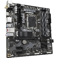 Материнская плата Gigabyte B760M DS3H AX DDR4 (V1.2/V1.3), LGA1700, Intel B760, 4xDDR4, 4xSATA, 2xPCIe 4.0 x4 M.2, 1xPCIe 4.0 x16, 2xPCIe 3.0 x1, 1xHDMI, 2xDisplayPort, 1x 2.5Gb LAN, 1xUSB 3.2 Gen 2 Type-C, 3xUSB 3.2 Gen 1, 2xUSB 2.0, 3x3.5 мм, 7.1, microATX