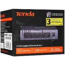 Коммутатор Tenda TEG1005D, 5×1 Гбит/с, неуправляемый