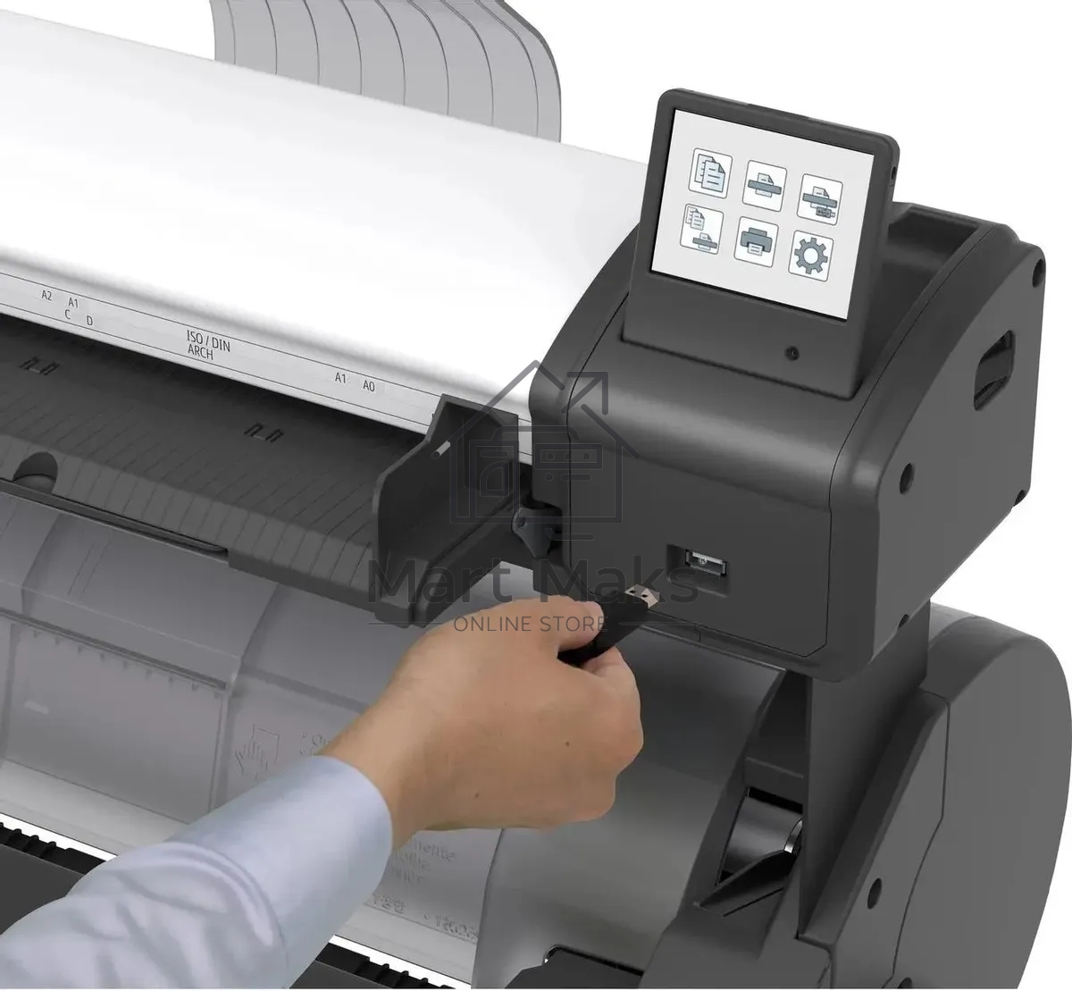 Плоттер струйный Canon imagePROGRAF TM-350 (6246C003AA), A0, цветное, 36