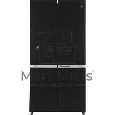 Холодильник Hitachi R-WB820VUC2 GBK черный трехкамерный 378/196л морозилка снизу, No Frost, Side by Side