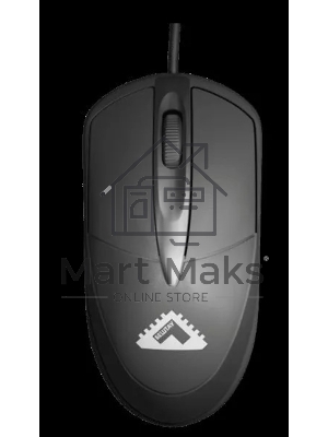 Мышь проводная БЕШТАУ М100РУ черный, 1200 dpi, USB, кнопки - 3