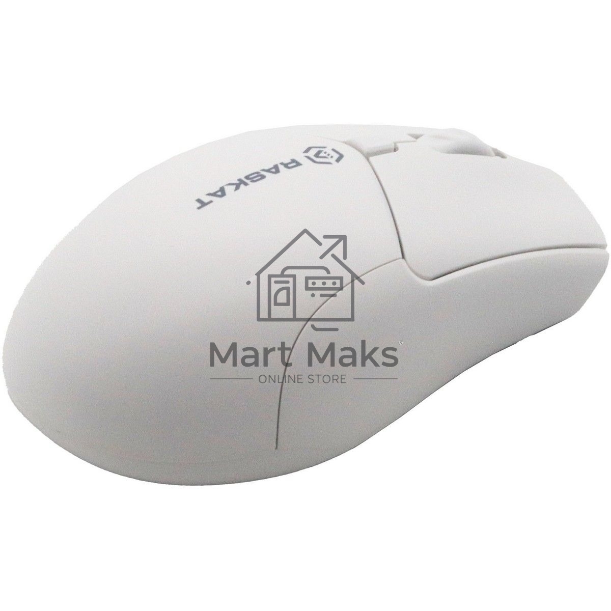 Мышь беспроводная Raskat M007WB белый, 2400 dpi, радиоканал, Bluetooth, USB, кнопки - 6