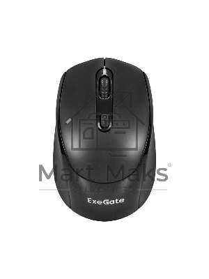 Мышь беспроводная ExeGate Professional Standard SR-9005 черный, 1200 dpi, радиоканал, USB, кнопки - 4