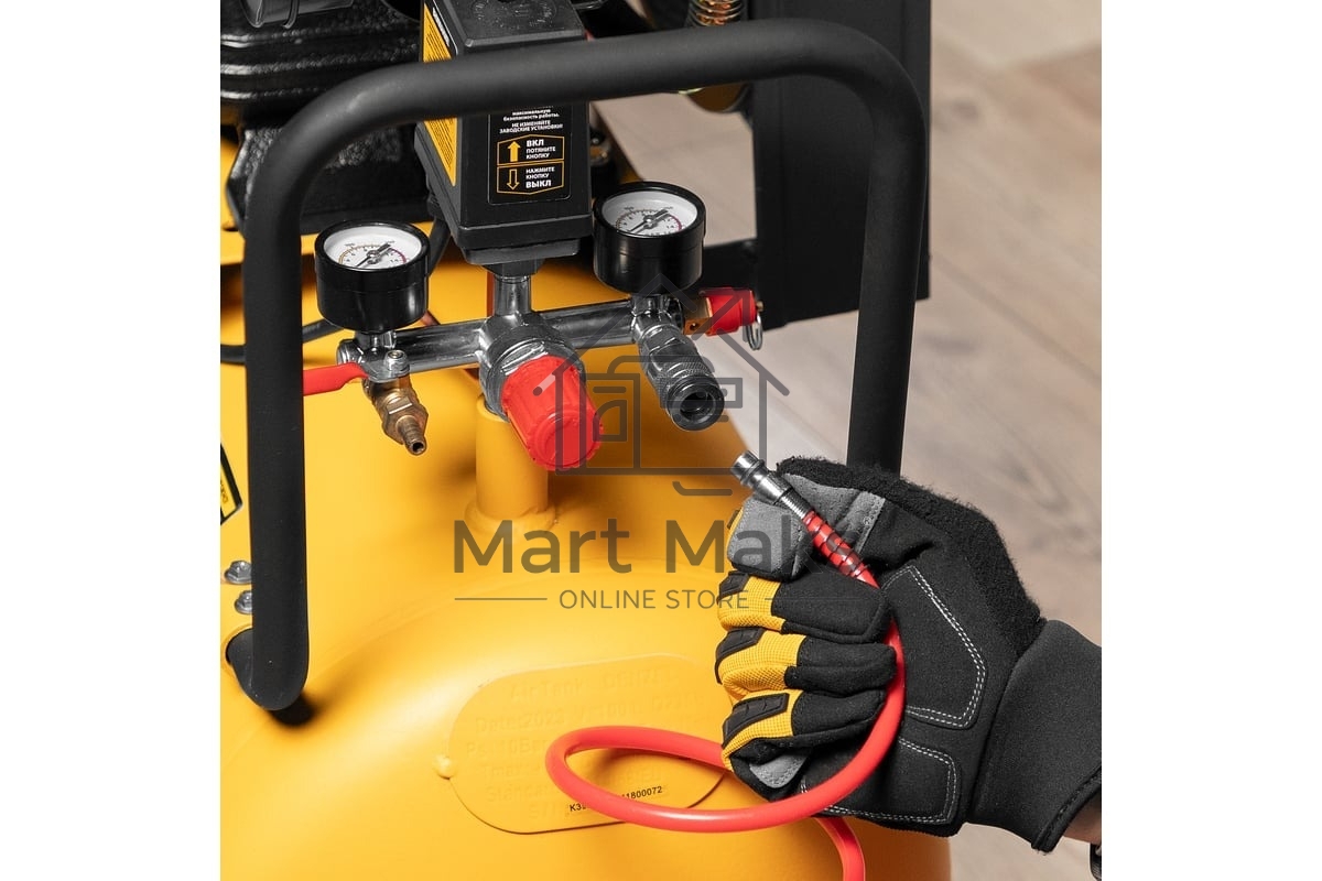 Компрессор воздушный Denzel рем. привод BCW3000-T/100, 3,0 кВт, 100 литров, 520 л/мин