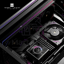Система водяного охлаждения Thermalright Peerless Vision 360 UB Soc-AM5/AM4/1200/1700/1851 черный 4-pin 28.1dB Al Ret (P-VISION-UB-360-BL-ARGB)