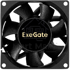 Вентилятор корпусной ExeGate EX08038S2P-24, 80 мм, 4500 об/мин, 43 дБ, 2-pin, без подсветки