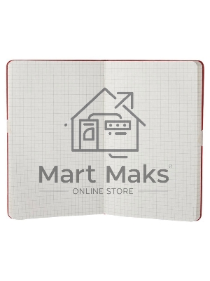 Блокнот Moleskine CLASSIC QP061R Large 130х210мм, 240 страниц, клетка, твердая обложка, фиксирующая резинка, красный