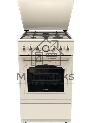 Плита газовая Gorenje GGI5BCLI бежевый, конфорок 4 газовых, духовка 67 л, 50 см x 85 см x 59.4 см