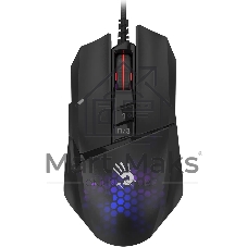 Мышь проводная A4Tech Bloody W65 Max Mini черный, 12000 dpi, USB, кнопки - 9