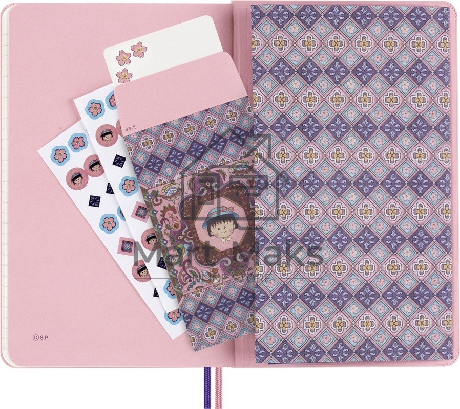Блокнот Moleskine LIMITED EDITION SAKURA LESU07QP060 Large 130х210мм, обложка текстиль, 176 страниц, линейка, подарочная коробка, ассорти Momoko Sakura