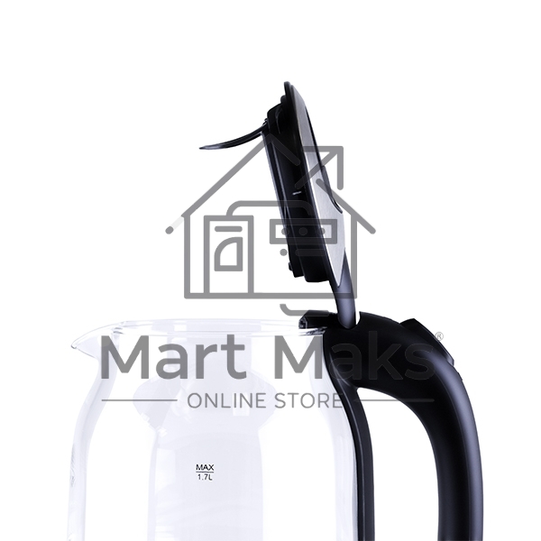 Чайник электрический BQ KT1833G черный/стальной, 2200 Вт, 1.7 л