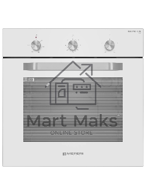 Духовой шкаф электрический Meferi MEO604WH LIGHT