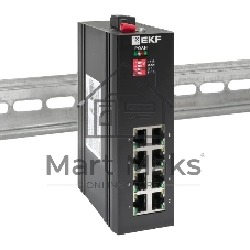 Коммутатор EKF TSX-U-8GTP, 8×1 Гбит/с PoE, неуправляемый