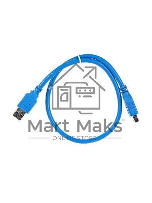 Кабель AM/AF USB3.0 0.5m VCOM удлинитель USB 3.0, VUS7065-0.5M