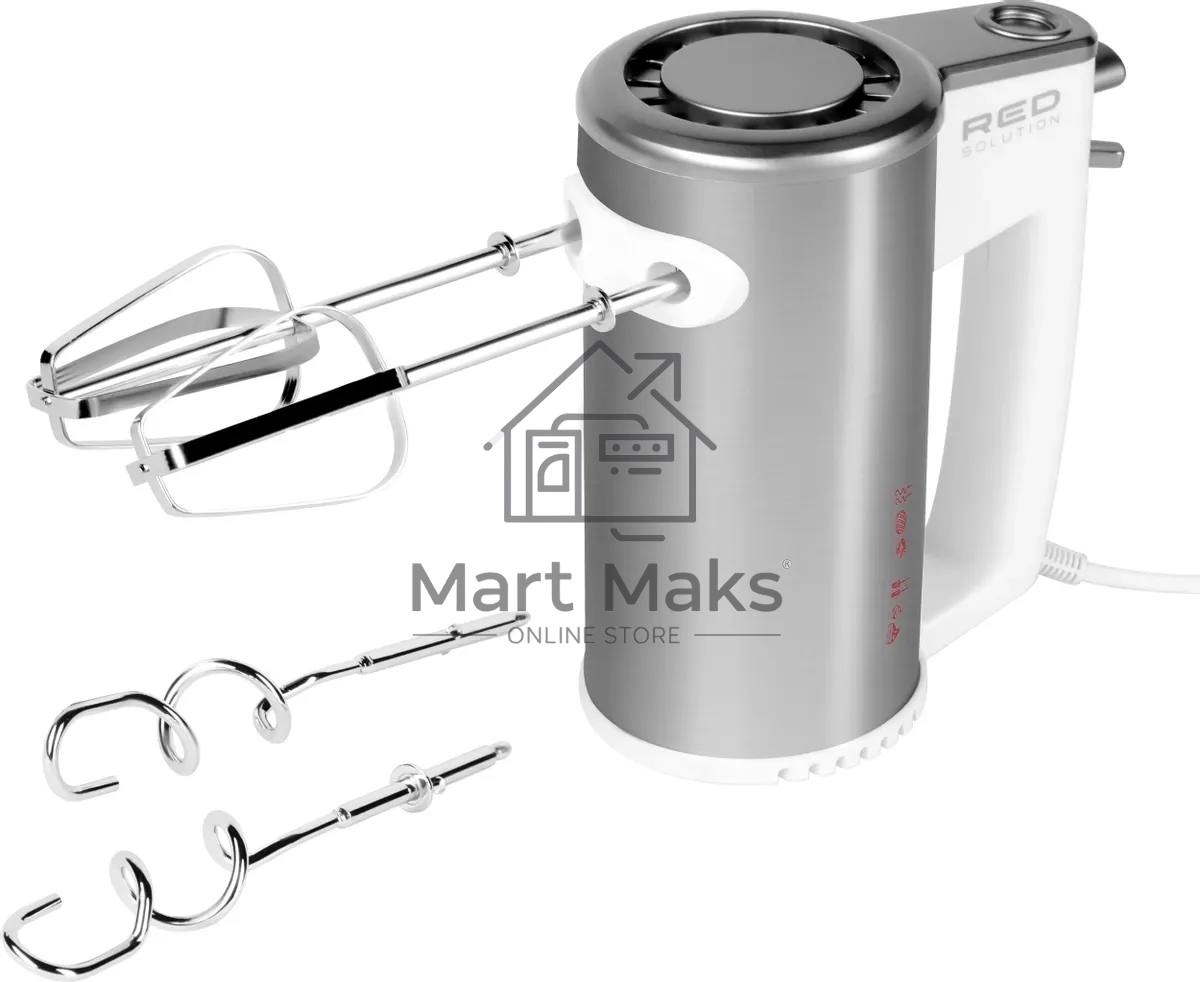 Миксер ручной Red Solution RHM-M2108 500Вт белый/серебристый