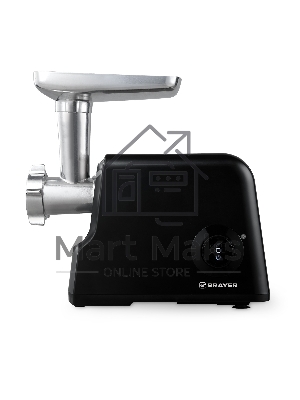 Мясорубка электрическая BRAYER BR1612 2000 Вт, черный