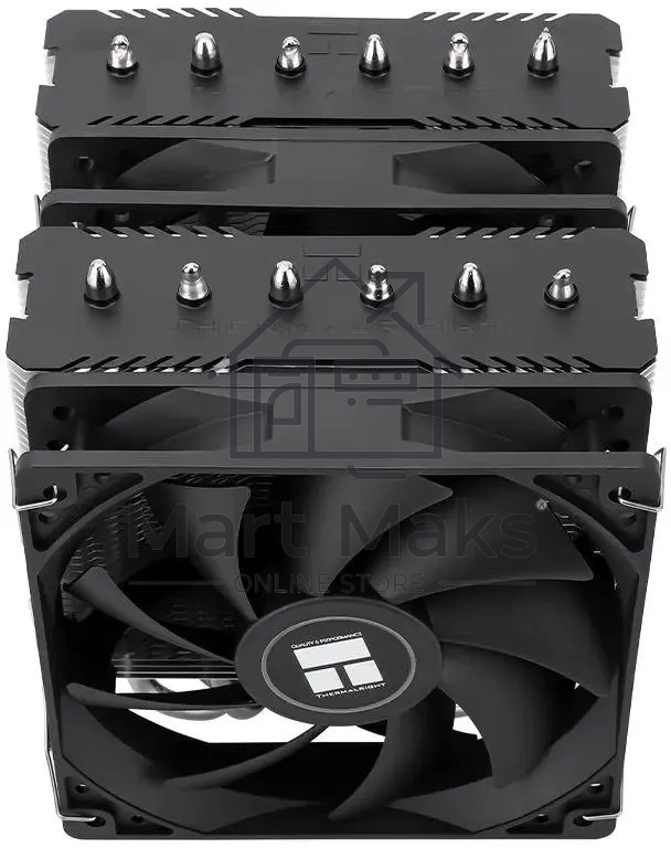 Устройство охлаждения(кулер) Thermalright Peerless Assassin 120 SE Soc-AM5/AM4/1200/1700/1851 черный 4-pin 25.6dB Al+Cu 730gr Ret (PA120-SE)