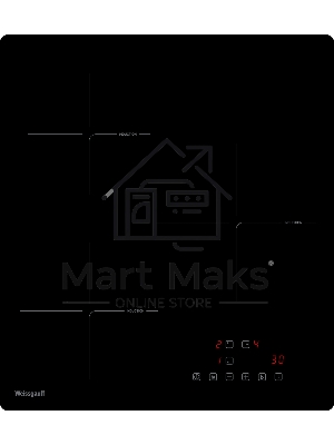 Индукционная варочная панель Weissgauff HI 430 BA Cross независимая, черный