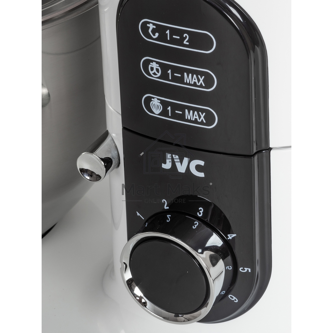 Миксер планетарный JVC JK-MX515 белый, 5 л, 1000 Вт