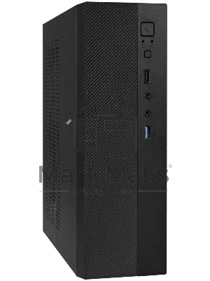 Компьютерный корпус Desktop ExeGate MI-301U-300 (mATX/mini-ITX, 1U-F300S 4см, 1*USB+1*USB 3.0, аудио, черный)