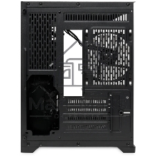 Компьютерный корпус HSPD F330, Panoramic Mini-tower, черный, TG, 0.5 SPCC, 3x120мм ARGB mATX, mITX 160/400/200мм 1x2.5