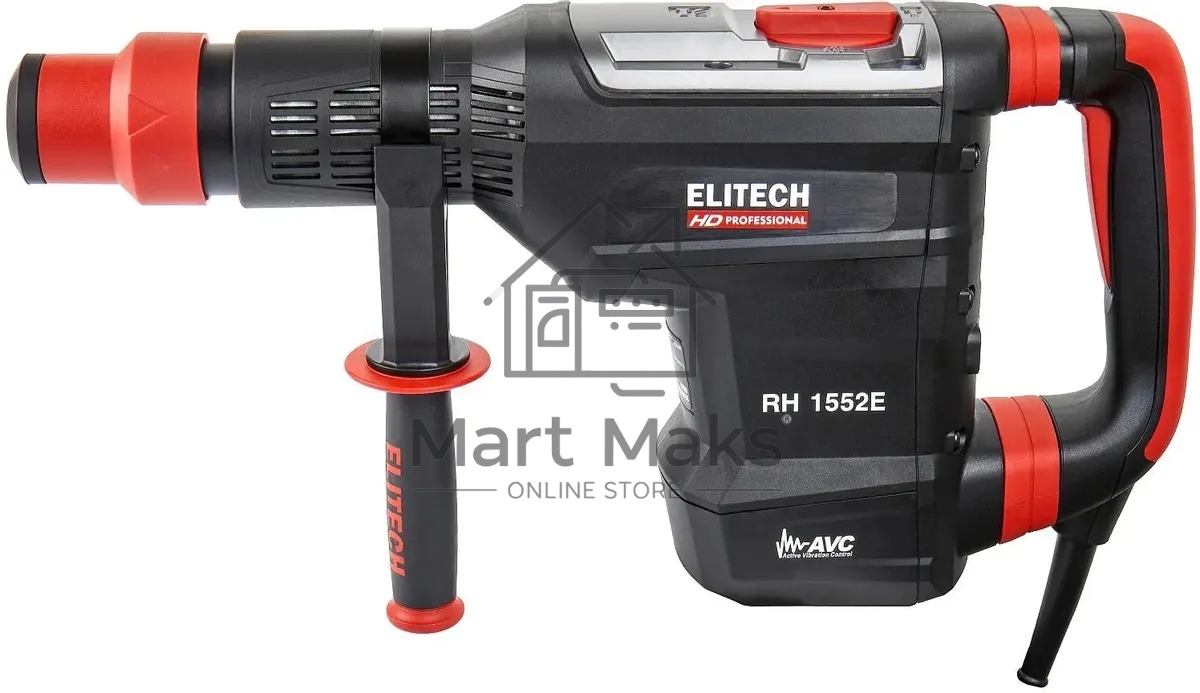Перфоратор Elitech RH 1552E (E2205.020.01) патрон:SDS-max уд.:15Дж 1500Вт (кейс в комплекте)