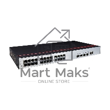 Коммутатор Huawei S5735-L24P4X-A1, 24×1 Гбит/с PoE+ + 4×10 Гбит/с SFP+, управляемый