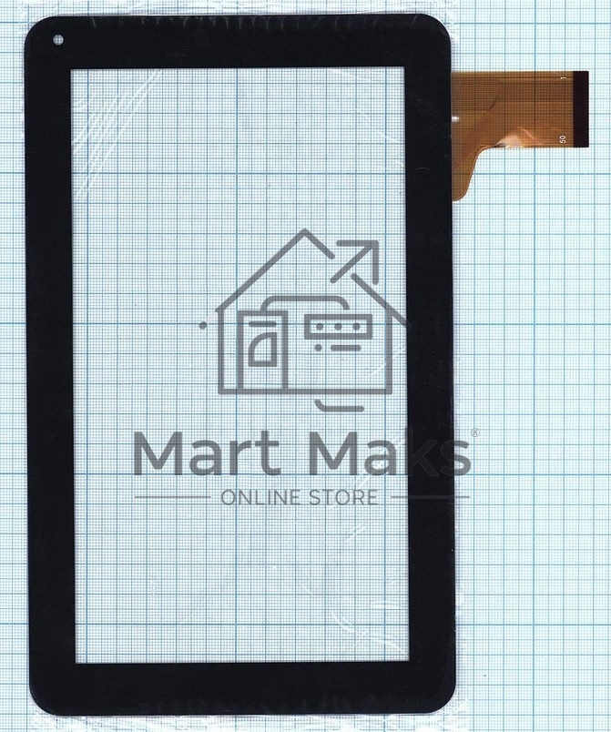 Сенсорное стекло (тачскрин) MF-358-090F-7. черное