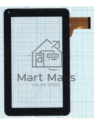 Сенсорное стекло (тачскрин) MF-358-090F-7. черное