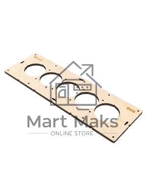 Шаблон для подрозетников EKF Expert sh-d68-5 c 5 отверстиями d 68 мм